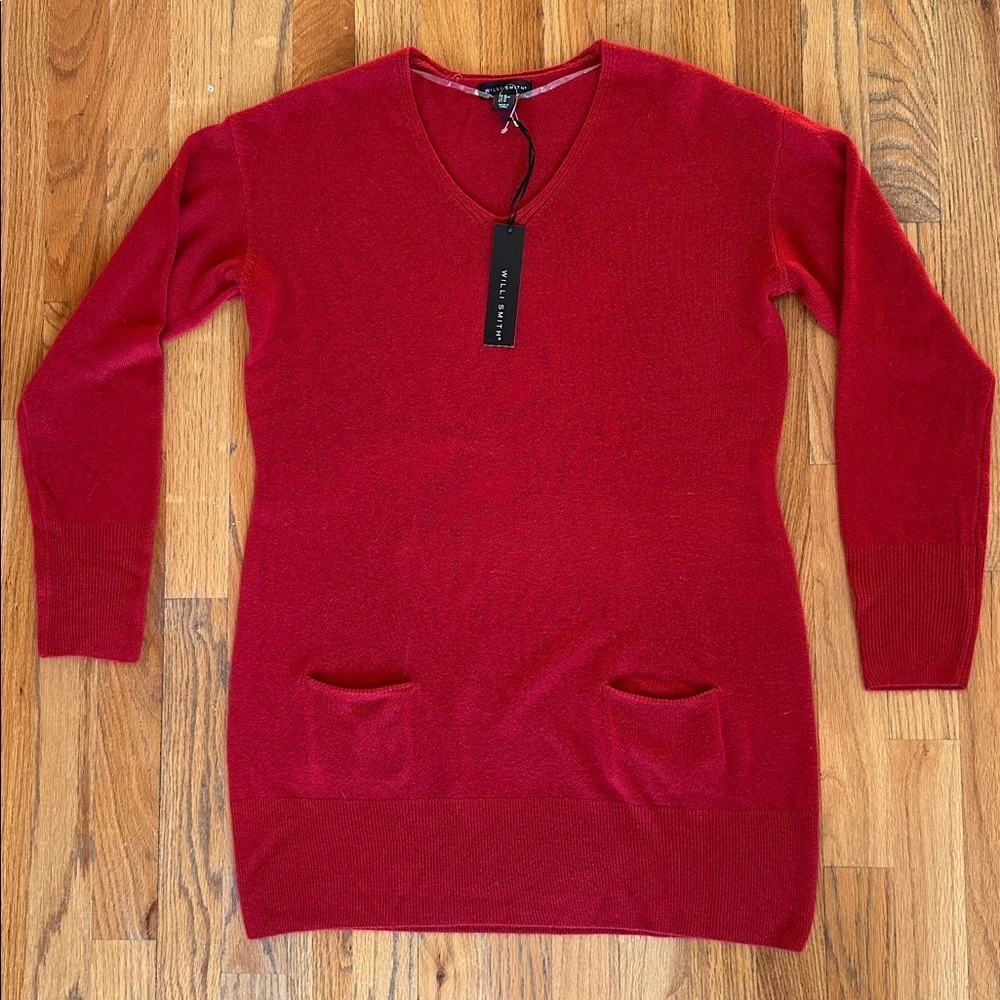 Willi Smith Red Sweater